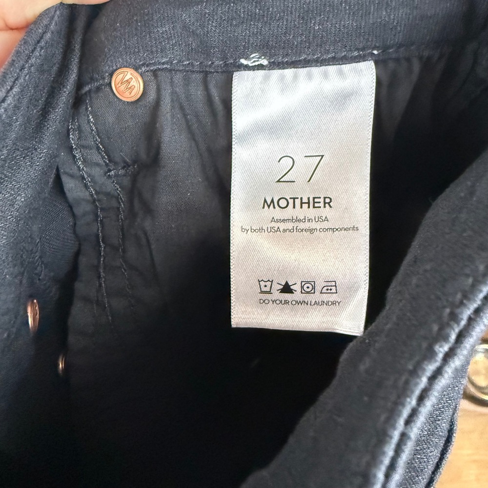 Mother Black The Pixie Ankle Fray Jeans in‎ Not Guilty - Picture 13 of 14